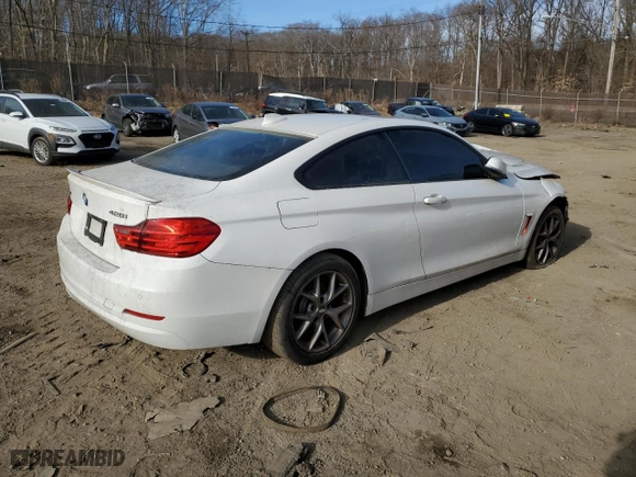 2014 BMW 4 Series 428i xDrive with VIN WBA3N9C56EK245615, listed as a Copart auction lot 46253275 with 0 mi miles and Salvage Title. Bid and sale history available at carsss.com. Image 3.