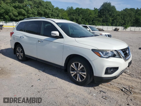 2017 Nissan Pathfinder S with VIN 5N1DR2MN0HC637193, listed as a Copart auction lot 62179085 with 152,237 mi miles and Clean title. Bid and sale history available at DreamBid. Image 4.
