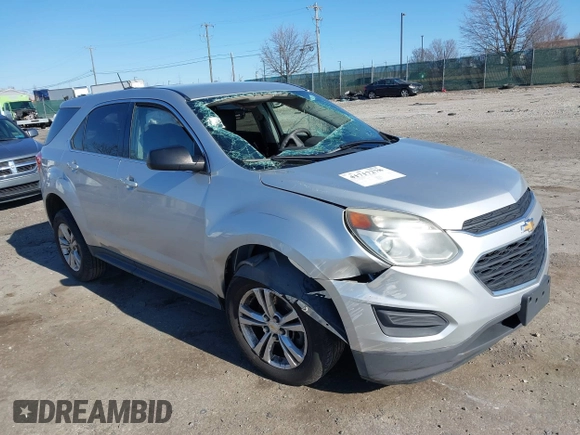 2017 Chevrolet Equinox LS with VIN 2GNALBEK8H1544612, listed as a IAAI auction lot 41717278 with 184,574 mi miles and . Bid and sale history available at carsss.com. Image 1.