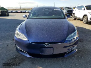 2017 Tesla Model S 100D with VIN 5YJSA1E25HF191059, listed as a Copart auction lot 49171575 with 174,766 mi miles and Salvage Title. Bid and sale history available at carsss.com. Image 5.