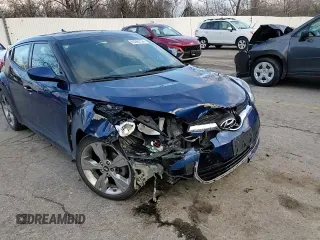 2017 Hyundai Veloster Value Edition with VIN KMHTC6AD0HU320220, listed as a Copart auction lot 85060194 with 115,355 mi miles and Salvage Title. Bid and sale history available at carsss.com. Image 11.