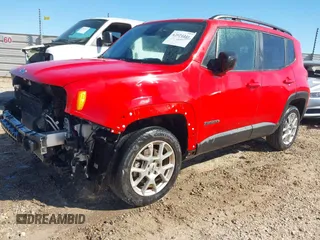 2022 Jeep Renegade Latitude with VIN ZACNJDB15NPN86015, listed as a IAAI auction lot 42024444 with 55,122 mi miles and . Bid and sale history available at DreamBid. Image 17.