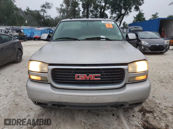 2004 GMC Yukon SLT with VIN 1GKEC13ZX4R251210, listed as a Copart auction lot 76899574 with 292,932 mi miles and Non Repairable. Bid and sale history available at carsss.com. Image 5.