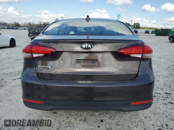 2018 Kia Forte LX with VIN 3KPFL4A71JE182952, listed as a Copart auction lot 48158615 with 77,611 mi miles and Salvage Title. Bid and sale history available at carsss.com. Image 6.