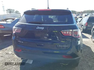 2018 Jeep Compass Limited with VIN 3C4NJDCB1JT397147, listed as a IAAI auction lot 41853649 with 122,672 mi miles. Bid and sale history available at carsss.com. Image 16.