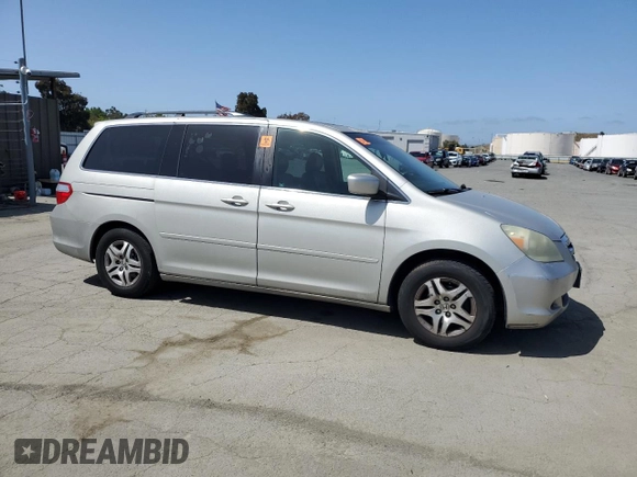 2006 Honda Odyssey EX-L with VIN 5FNRL38646B416393, listed as a Copart auction lot 53996645 with 167,844 mi miles and Salvage Title. Bid and sale history available at carsss.com. Image 4.