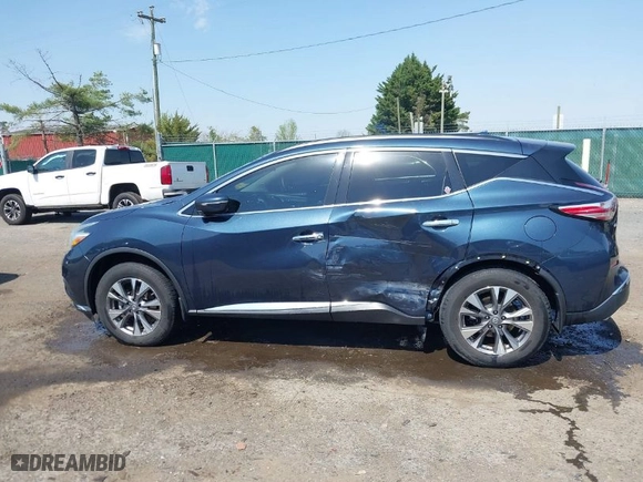 2015 Nissan Murano Platinum with VIN 5N1AZ2MH9FN282765, listed as a IAAI auction lot 42038618 with 100,209 mi miles. Bid and sale history available at carsss.com. Image 14.