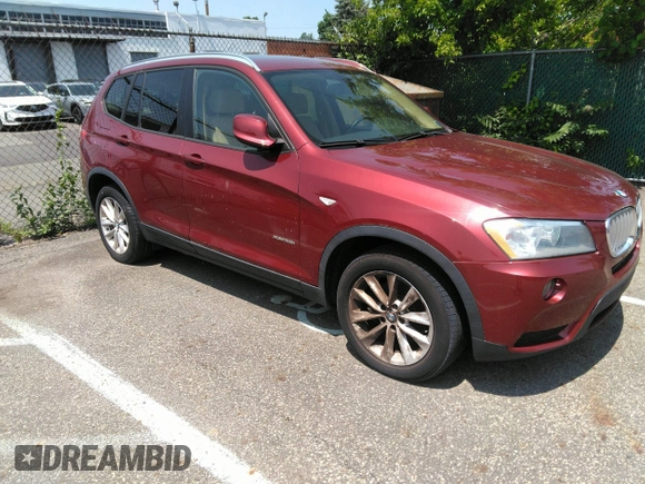 2014 BMW X3 xDrive28i z VIN 5UXWX9C58E0D33105, wystawiony jako IAAI lot #42427201 z przebiegiem 68 249 mil mil oraz . Historia ofert i sprzedaży dostępna na DreamBid. Obrazek 1.