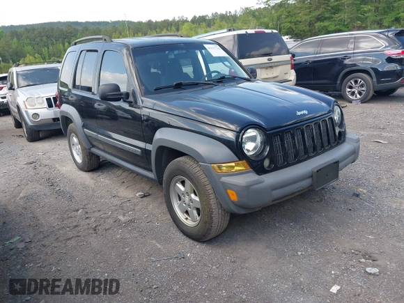 2005 Jeep Liberty Sport with VIN 1J4GK48K65W516500, listed as a IAAI auction lot 42137730 with 117,323 mi miles and . Bid and sale history available at DreamBid. Image 1.