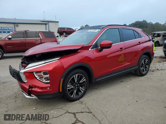 2024 Mitsubishi Eclipse Cross SE z VIN JA4ATWAA6RZ041287, wystawiony jako Copart lot #52700725 z przebiegiem 9 267 mil mil oraz Szkoda całkowita • Salvage title. Historia ofert i sprzedaży dostępna na DreamBid. Obrazek 1.