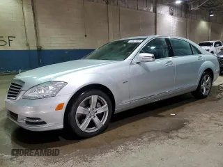 2012 Mercedes-Benz S 550 with VIN WDDNG9EB9CA421235, listed as a Copart auction lot 51627605 with 115,611 mi miles and Clean Title. Bid and sale history available at carsss.com. Image 1.
