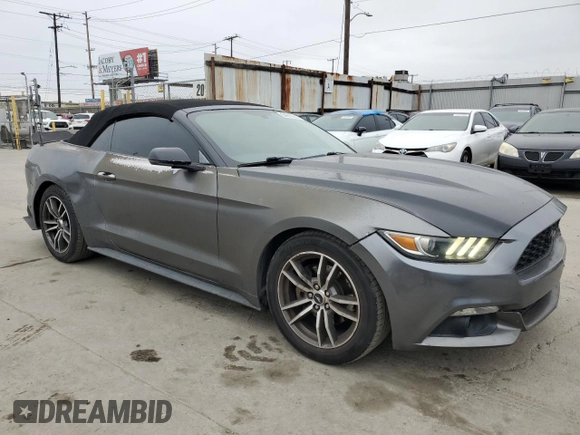2017 Ford Mustang EcoBoost Premium with VIN 1FATP8UH6H5204152, listed as a Copart auction lot 54975855 with 103,166 mi miles and Salvage Title. Bid and sale history available at carsss.com. Image 4.