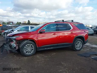 2022 Chevrolet Traverse LT Cloth with VIN 1GNERGKW5NJ167243, listed as a IAAI auction lot 41447436 with 34,964 mi miles. Bid and sale history available at carsss.com. Image 15.