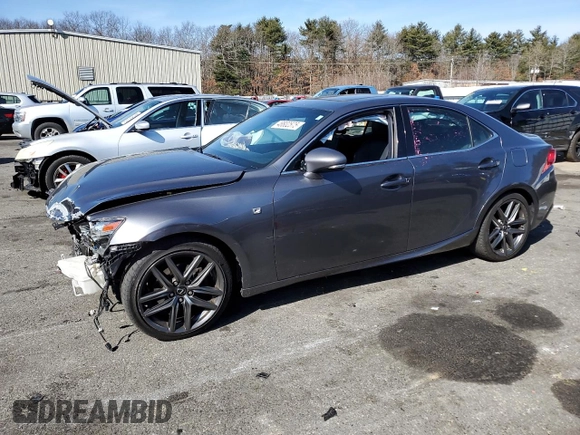2015 Lexus IS 250 with VIN JTHCF1D22F5020807, listed as a Copart auction lot 48802575 with 106,707 mi miles and Salvage Title. Bid and sale history available at DreamBid. Image 1.