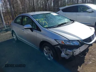 2015 Honda Civic Sedan LX with VIN 19XFB2F53FE008578, listed as a IAAI auction lot 41918815 with 93,860 mi miles. Bid and sale history available at carsss.com. Image 1.
