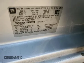 2014 Chevrolet Silverado 1500 LT with VIN 3GCPCREH7EG240884, listed as a Copart auction lot 66578134 with 159,256 mi miles and Salvage Title. Bid and sale history available at DreamBid. Image 14.