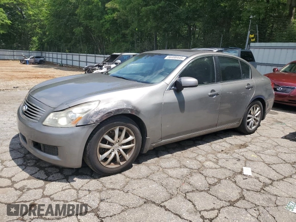 2007 Infiniti G35 Journey with VIN JNKBV61E67M728785, listed as a Copart auction lot 56400445 with 181,939 mi miles and Clean Title. Bid and sale history available at DreamBid. Image 1.
