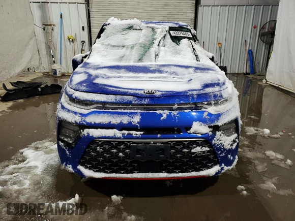 2021 Kia Soul Turbo with VIN KNDJ53AF8M7738572, listed as a Copart auction lot 43379485 with 73,623 mi miles and Salvage Title. Bid and sale history available at DreamBid. Image 5.