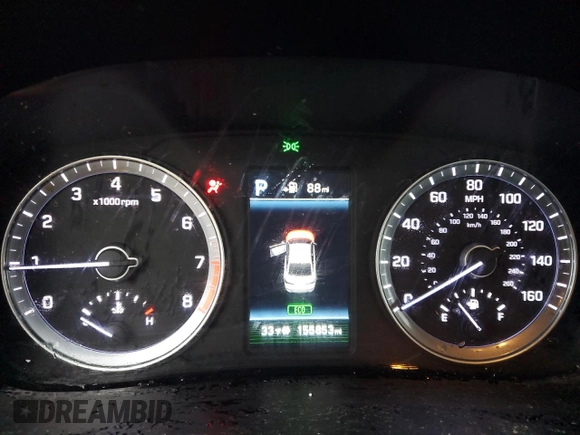 2018 Hyundai Sonata SEL with VIN 5NPE34AF8JH645913, listed as a Copart auction lot 47558495 with 155,853 mi miles and Salvage Title. Bid and sale history available at DreamBid. Image 9.