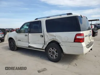 2008 Ford Expedition EL Limited with VIN 1FMFK19568LA08229, listed as a Copart auction lot 46270935 with 218,131 mi miles and Salvage Title. Bid and sale history available at carsss.com. Image 2.