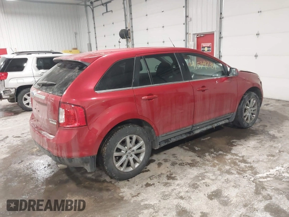 2012 Ford Edge Limited with VIN 2FMDK3K93CBA70325, listed as a IAAI auction lot 41539281 with 182,734 mi miles. Bid and sale history available at carsss.com. Image 4.