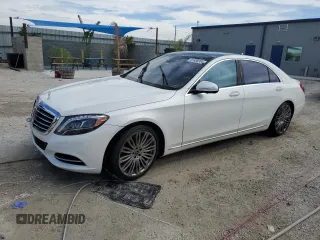 2017 Mercedes-Benz S 550 with VIN WDDUG8FB8HA331053, listed as a Copart auction lot 41588304 with 46,318 mi miles and Salvage Title. Bid and sale history available at carsss.com. Image 1.