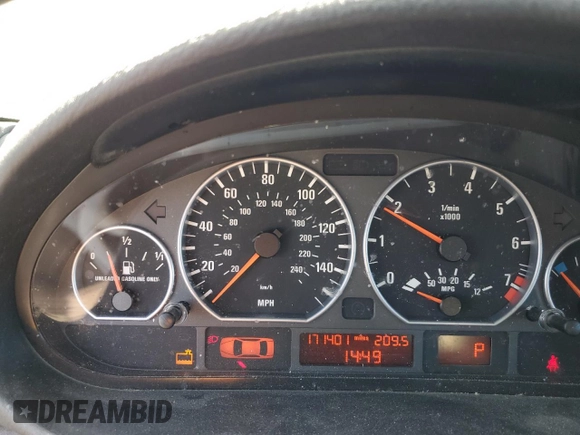 2006 BMW 3 Series 330Ci with VIN WBABD53476PL17585, listed as a Copart auction lot 62957774 with 171,401 mi miles and Salvage Title. Bid and sale history available at carsss.com. Image 9.
