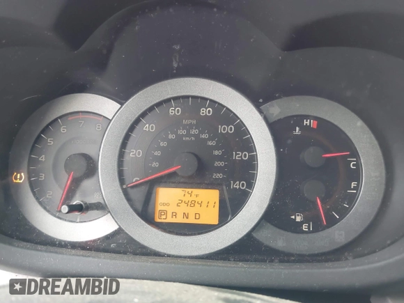 2009 Toyota RAV4 with VIN JTMZF33V195009269, listed as a IAAI auction lot 41940762 with 248,411 mi miles. Bid and sale history available at carsss.com. Image 7.