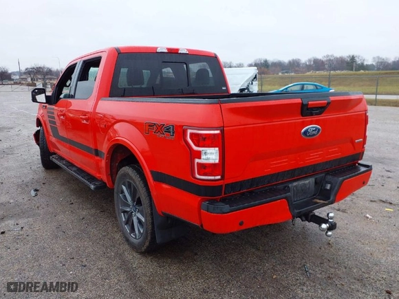 2018 Ford F-150 XL with VIN 1FTEW1EGXJFE00727, listed as a IAAI auction lot 41204222 with 94,951 mi miles. Bid and sale history available at carsss.com. Image 3.