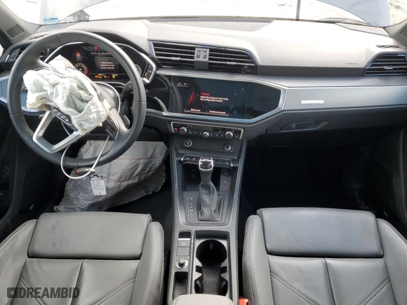 2022 Audi Q3 S line Premium Plus with VIN WA1EECF3XN1045971, listed as a Copart auction lot 50026375 with 28,412 mi miles and Salvage Title. Bid and sale history available at carsss.com. Image 8.