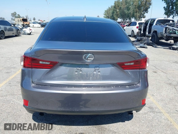 2015 Lexus IS 250 with VIN JTHBF1D23F5080235, listed as a IAAI auction lot 42482379 with 119,640 mi miles and . Bid and sale history available at DreamBid. Image 16.