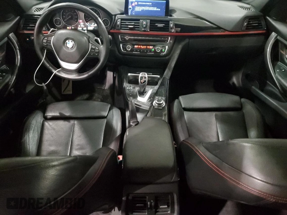 2013 BMW 3 Series 335i with VIN WBA3A9G51DNP36712, listed as a Copart auction lot 52407465 with 117,972 mi miles and Salvage title. Bid and sale history available at DreamBid. Image 8.