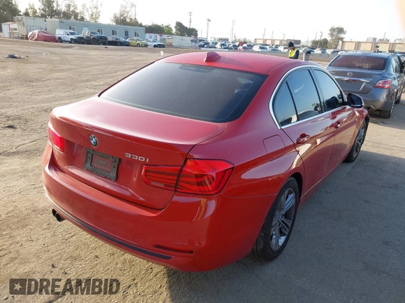 2018 BMW 3 Series 330i with VIN WBA8B9C58JEE83010, listed as a IAAI auction lot 41950220 with 94,871 mi miles and . Bid and sale history available at DreamBid. Image 4.