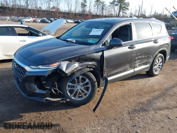 2020 Hyundai Santa Fe Essential with VIN 5NMS2CAD0LH299726, listed as a IAAI auction lot 41752451 with 49,135 mi miles. Bid and sale history available at carsss.com. Image 18.