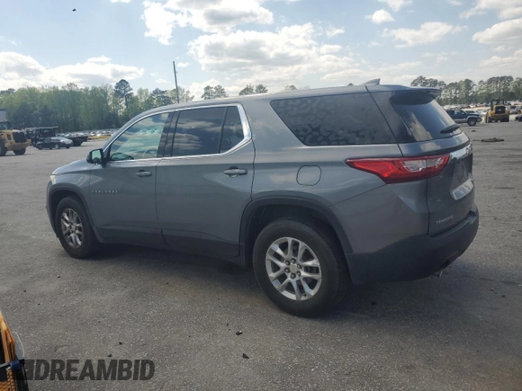 2019 Chevrolet Traverse LS z VIN 1GNERFKW4KJ194696, wystawiony jako Copart lot #51702385 z przebiegiem 129 453 mil mil oraz Szkoda całkowita • Salvage title. Historia ofert i sprzedaży dostępna na DreamBid. Obrazek 2.