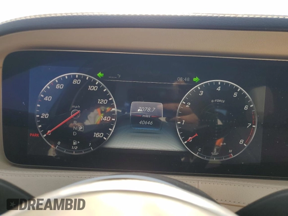 2020 Mercedes-Benz S S 560 with VIN WDDUG8GB4LA513291, listed as a Copart auction lot 61522844 with 40,646 mi miles and Salvage Title. Bid and sale history available at carsss.com. Image 9.