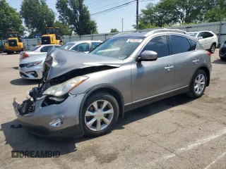 2010 Infiniti EX Journey with VIN JN1AJ0HR8AM757505, listed as a Copart auction lot 62708135 with 85,810 mi miles and Salvage title. Bid and sale history available at DreamBid. Image 1.