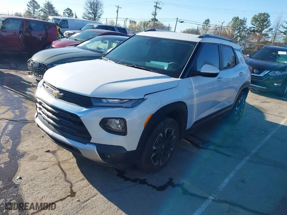2021 Chevrolet TrailBlazer LT with VIN KL79MPSL8MB023478, listed as a IAAI auction lot 41762167 with 89,312 mi miles. Bid and sale history available at carsss.com. Image 2.