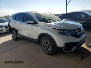 2021 Honda CR-V EX-L with VIN 2HKRW1H8XMH410531, listed as a Copart auction lot 45770965 with 46,471 mi miles and Salvage Title. Bid and sale history available at carsss.com. Image 4.