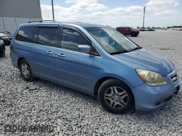 2007 Honda Odyssey EX with VIN 5FNRL38457B052131, listed as a Copart auction lot 55226575 with 165,745 mi miles and Salvage Title. Bid and sale history available at DreamBid. Image 4.