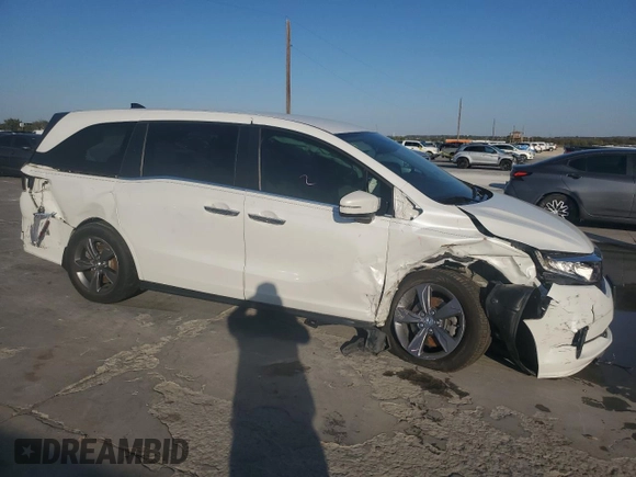 2022 Honda Odyssey EX with VIN 5FNRL6H50NB011204, listed as a Copart auction lot 78883064 with 74,144 mi miles and Salvage Title. Bid and sale history available at DreamBid. Image 4.