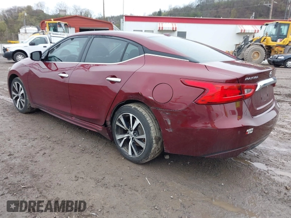 2017 Nissan Maxima SV with VIN 1N4AA6AP9HC372792, listed as a IAAI auction lot 41953278 with 112,250 mi miles and . Bid and sale history available at DreamBid. Image 3.