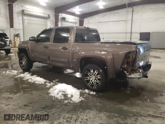 2007 Chevrolet Silverado 1500 LTZ with VIN 2GCEK13M271577213, listed as a Copart auction lot 51485835 with 166,005 mi miles and Salvage Title. Bid and sale history available at DreamBid. Image 2.