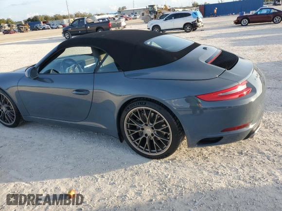 2018 Porsche 911 991 Carrera with VIN WP0CA2A99JS138418, listed as a Copart auction lot 80159034 with 26,777 mi miles and Salvage Title. Bid and sale history available at carsss.com. Image 2.