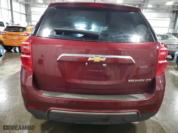2016 Chevrolet Equinox LTZ with VIN 2GNALDEKXG6232112, listed as a Copart auction lot 48579775 with 173,039 mi miles and Salvage Title. Bid and sale history available at carsss.com. Image 6.
