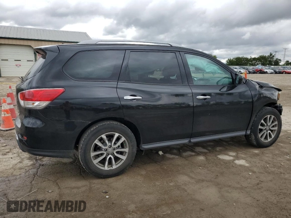 2013 Nissan Pathfinder SL with VIN 5N1AR2MM5DC669464, listed as a Copart auction lot 58078085 with 163,467 mi miles and Salvage title. Bid and sale history available at DreamBid. Image 3.