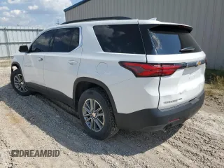 2023 Chevrolet Traverse LT Cloth with VIN 1GNEVGKW0PJ132818, listed as a Copart auction lot 71440884 with 43,638 mi miles and Clean Title. Bid and sale history available at carsss.com. Image 2.