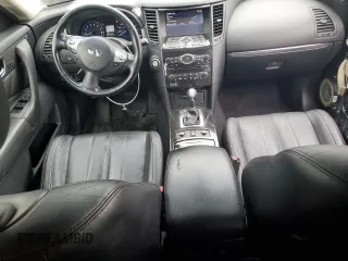 2015 Infiniti QX70 with VIN JN8CS1MW2FM482942, listed as a Copart auction lot 54245025 with 108,314 mi miles and Salvage Title. Bid and sale history available at DreamBid. Image 8.