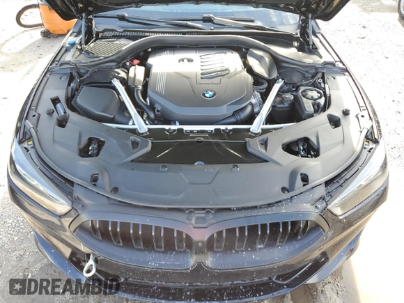 2023 BMW 8 Series 840i with VIN WBAGV2C00PCM91926, listed as a Copart auction lot 59285464 with 1,377 mi miles and Non Repairable. Bid and sale history available at carsss.com. Image 11.