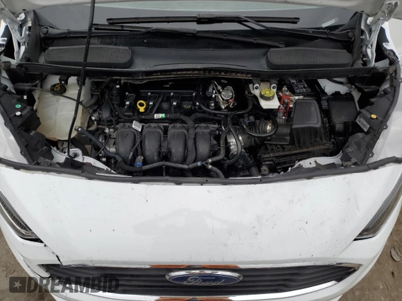 2022 Ford Transit Connect XLT with VIN NM0GS9F28N1514084, listed as a Copart auction lot 62392655 with 43,395 mi miles and Salvage title. Bid and sale history available at DreamBid. Image 12.